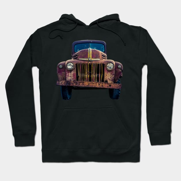 Rusty Ford Pickup Truck Hoodie by mrdoomits